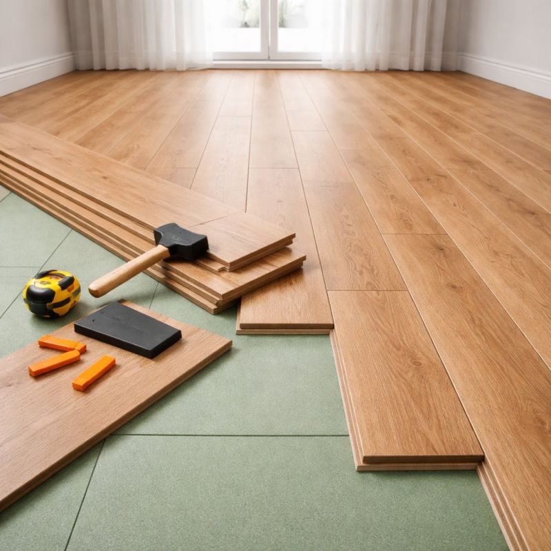 Laminate Floor Installation in Holly, MI