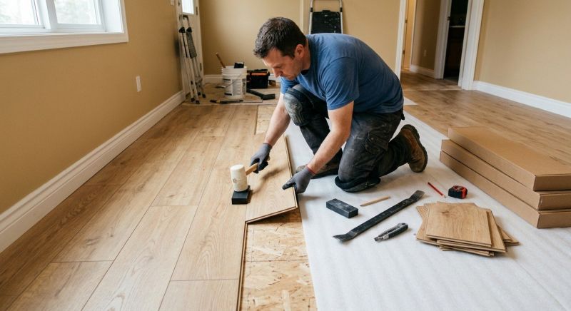 Laminate Floor Installation in Oakland County, MI