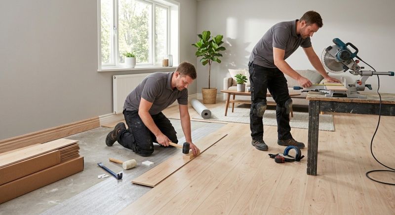 Laminate Floor Installation in Ortonville, MI