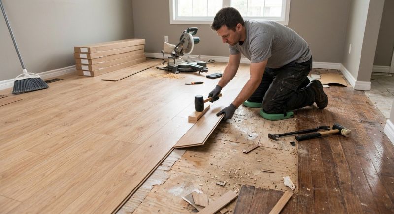 Laminate Floor Replacement in Davison, MI