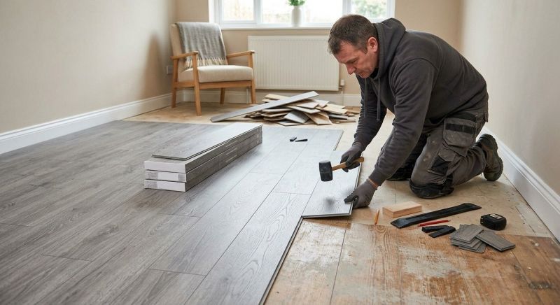 Laminate Floor Replacement in Holly, MI