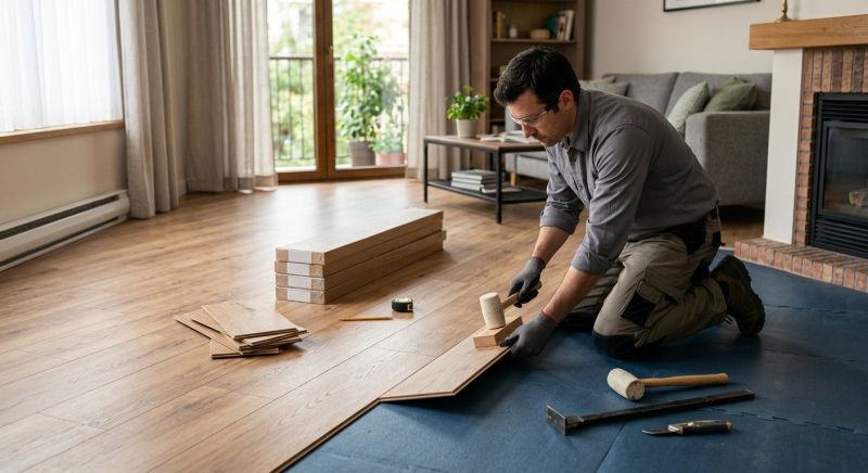Laminate Wood Installation in Oxford, MI