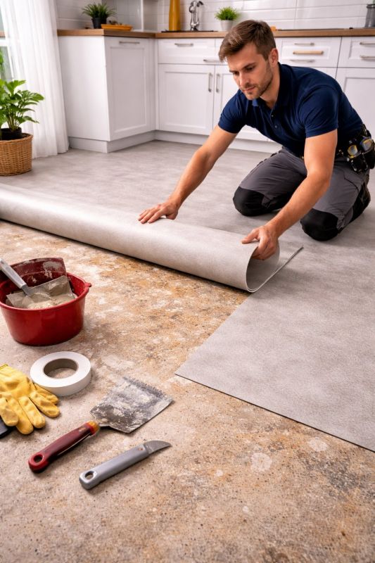Linoleum Floor Installation in Auburn Hills, MI