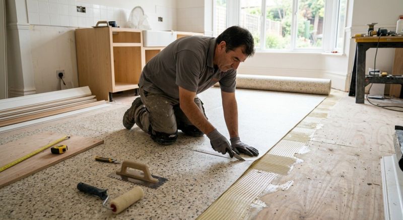 Linoleum Floor Installation in Pontiac, MI