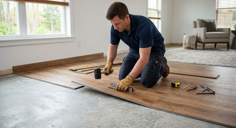 Luxury Vinyl Tile Installation in Troy, MI