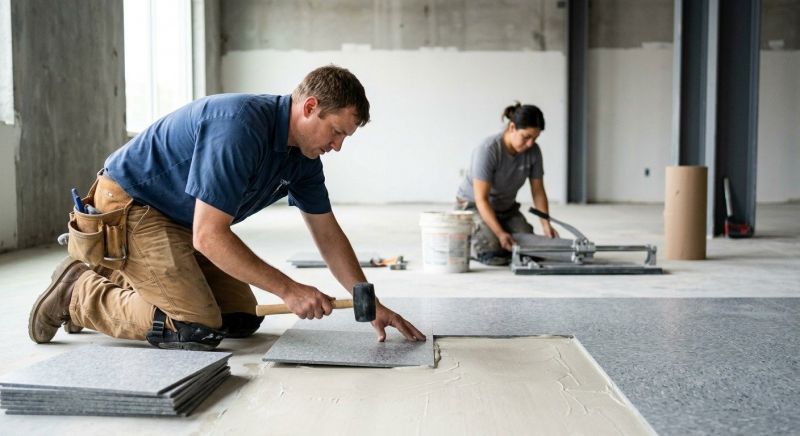 Lvt Flooring Installation in Metamora, MI