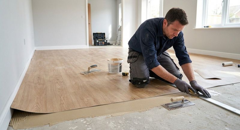 Sheet Flooring Installation in Holly, MI