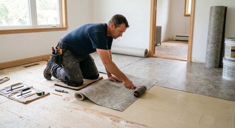 Sheet Flooring Installation in Washington, MI