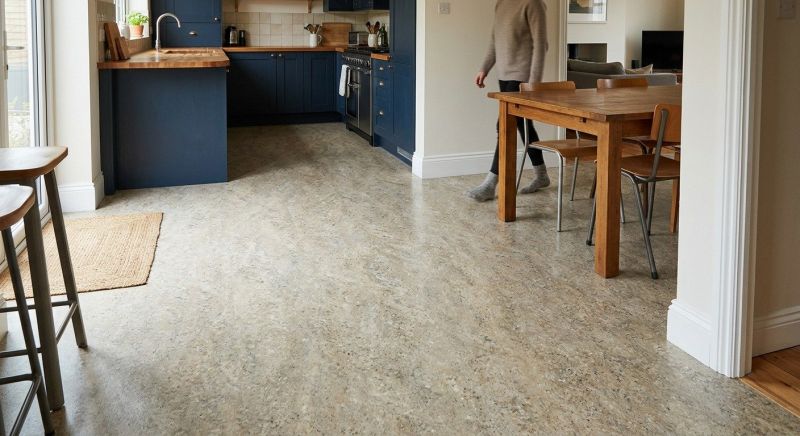 Sheet Linoleum Installation in Highland, MI