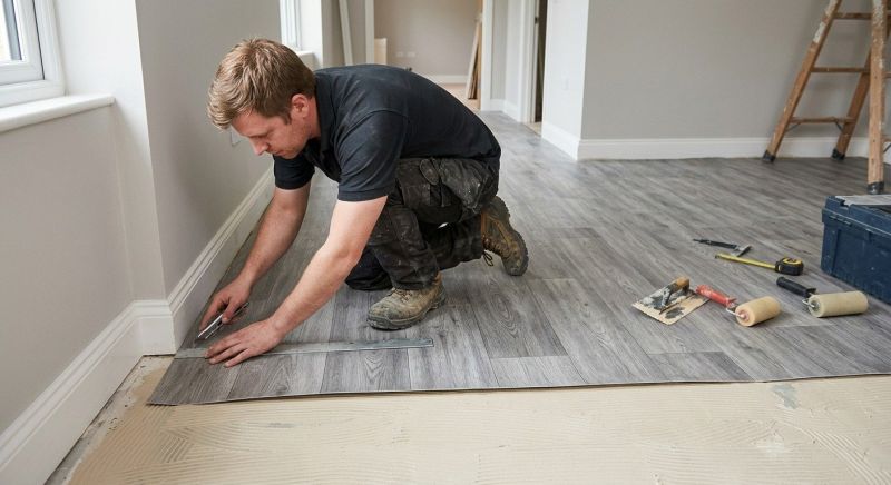 Sheet Vinyl Installation in Highland, MI