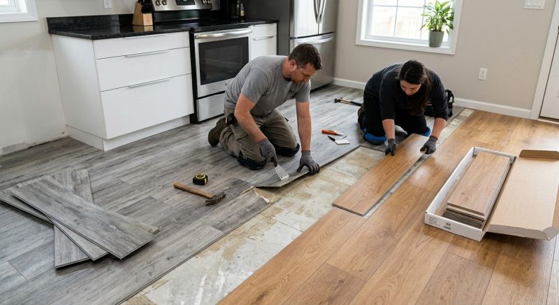 Vinyl Floor Replacement in Oxford, MI
