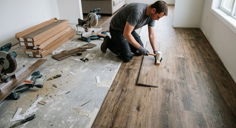 Vinyl Flooring Installation in Highland, MI