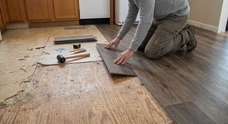 Vinyl Flooring Installation in Lapeer County, MI
