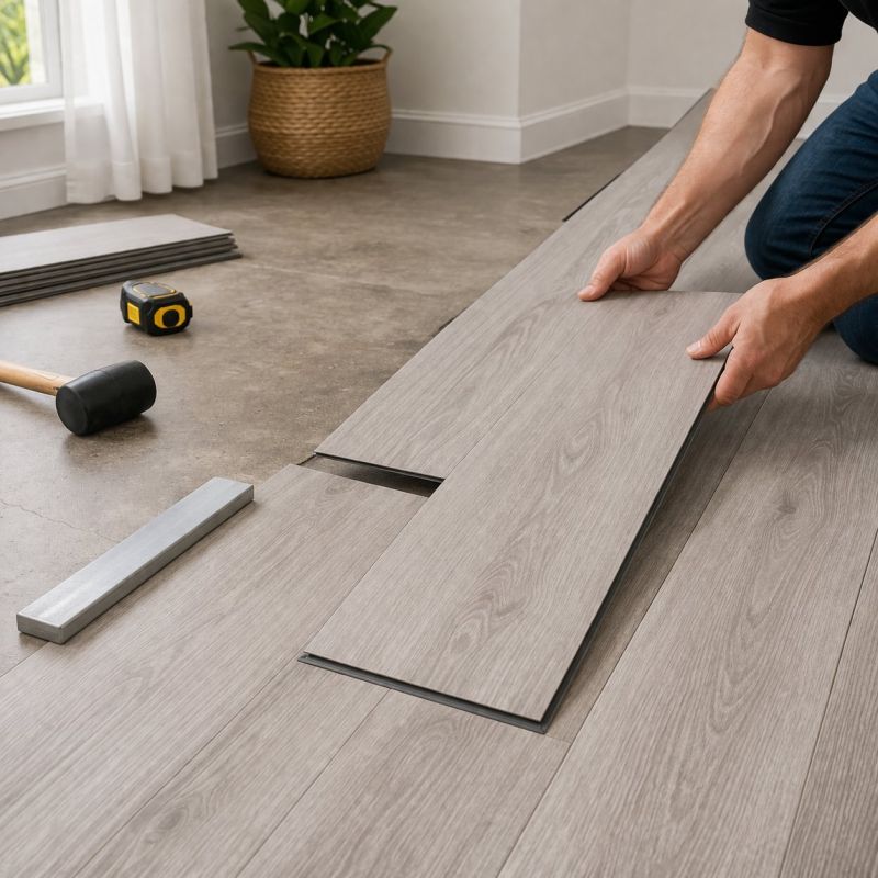 Vinyl Tile Installation in Oxford, MI